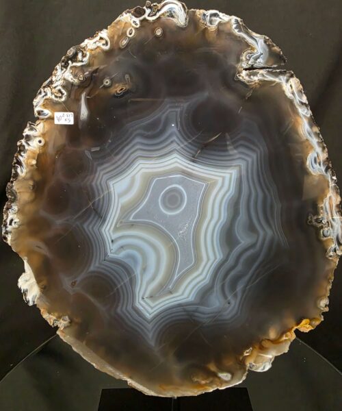 Large Premium Agate Natural Slice on Stand 40 – 2.817g - H36.5xW24.5xD12cm - Image 5