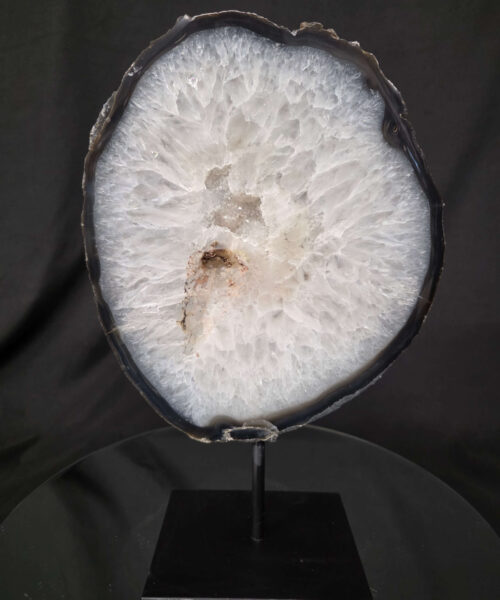 Large Premium Agate Natural Slice on Stand 41 – 3.475g - H37xW25xD12cm - Image 9