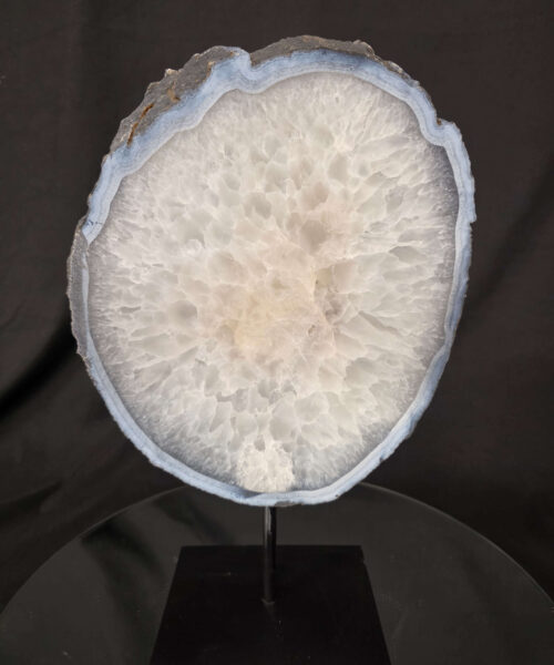 Large Premium Agate Natural Slice on Stand 41 – 3.475g - H37xW25xD12cm - Image 3
