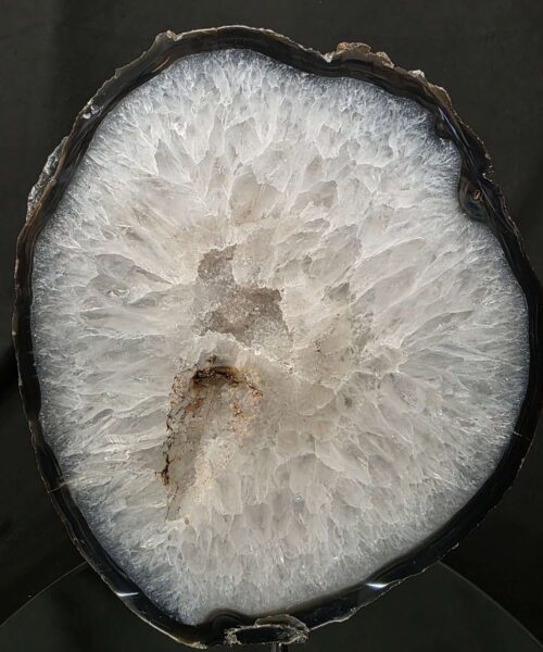 Large Premium Agate Natural Slice on Stand 41 – 3.475g - H37xW25xD12cm - Image 5