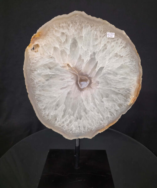 Large Premium Agate Natural Slice on Stand 5 – 2.663g - H32xW22xD12cm - Image 9