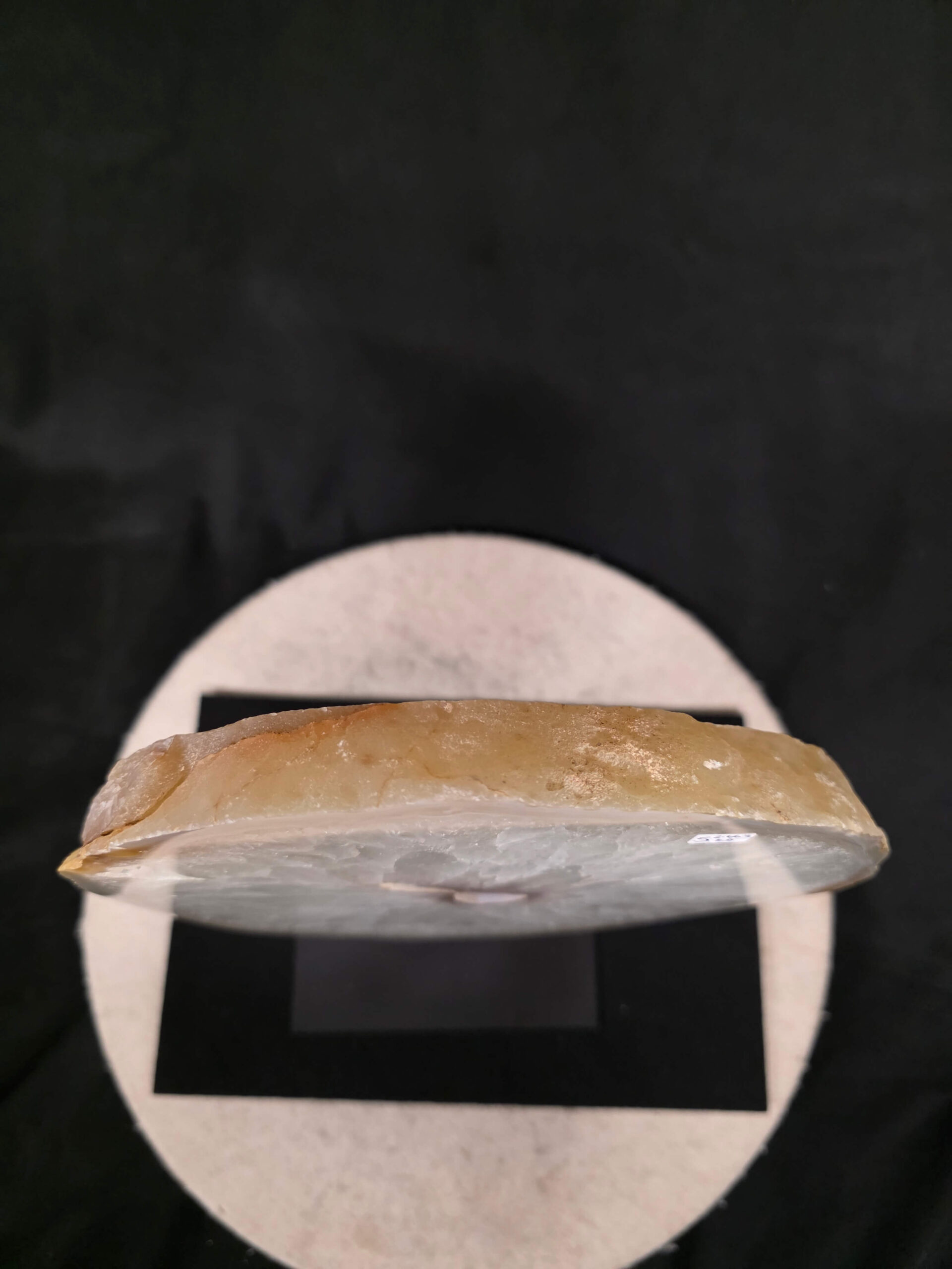 Large Premium Agate Natural Slice on Stand 5 – 2.663g - H32xW22xD12cm - Image 4