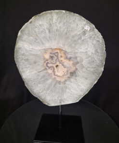 Large Premium Agate Natural Slice on Stand 6 – 3.069g - H35xW25xD12cm