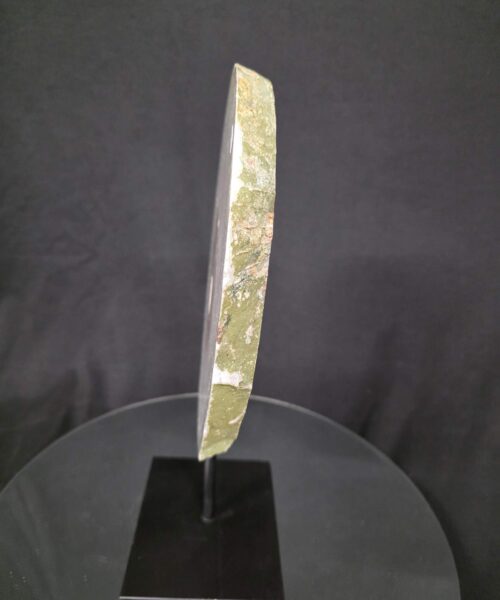 Alternative view of Large Premium Agate Natural Slice on Stand 6 – 3.069g - H35xW25xD12cm