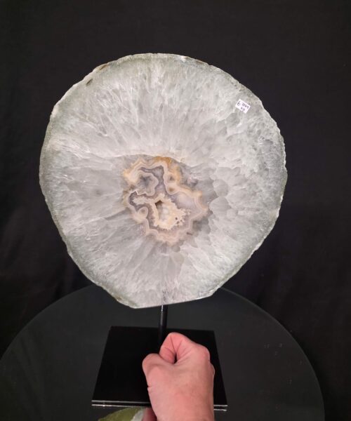 Large Premium Agate Natural Slice on Stand 6 – 3.069g - H35xW25xD12cm - Image 6