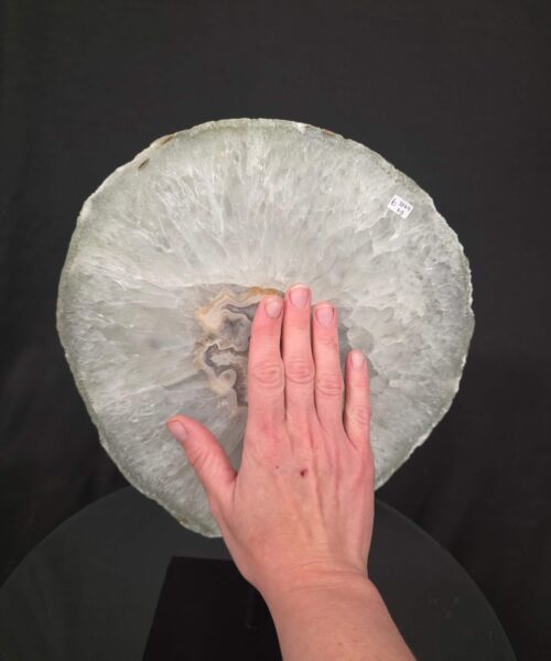 Large Premium Agate Natural Slice on Stand 6 – 3.069g - H35xW25xD12cm - Image 7