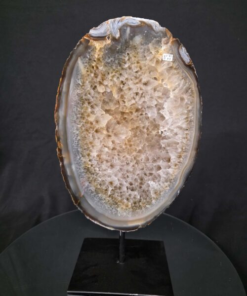 Large Premium Agate Natural Slice on Stand 8 – 2.705g - H37xW21xD12cm - Image 9