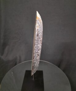 Alternative view of Large Premium Agate Natural Slice on Stand 8 – 2.705g - H37xW21xD12cm