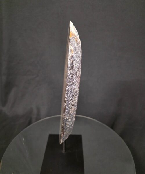 Alternative view of Large Premium Agate Natural Slice on Stand 8 – 2.705g - H37xW21xD12cm