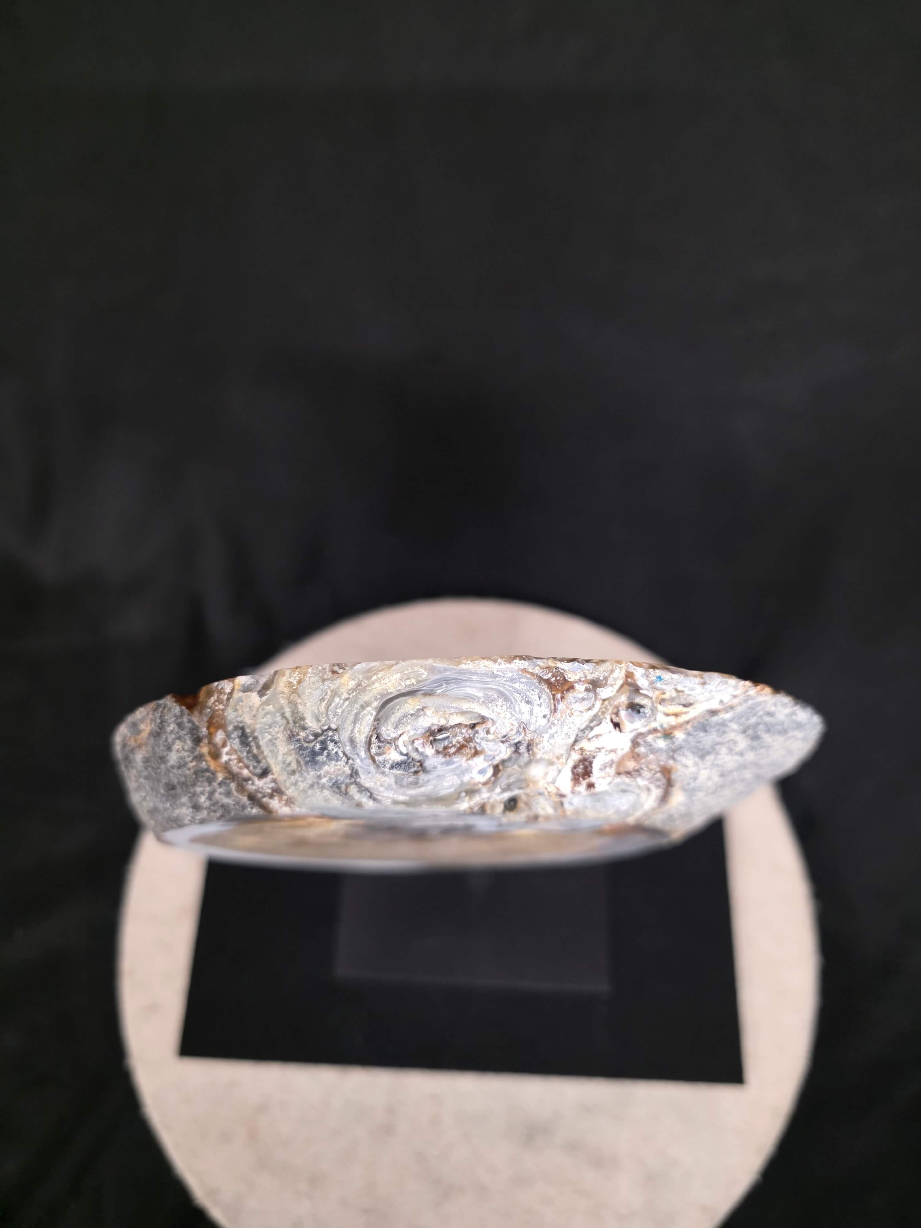 Large Premium Agate Natural Slice on Stand 8 – 2.705g - H37xW21xD12cm - Image 8