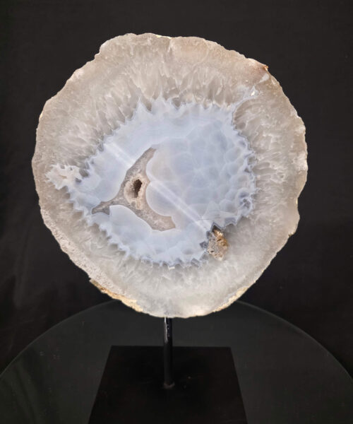 Large Premium Agate Natural Slice on Stand 9 – 2.971g - H34xW23xD12cm - Image 3