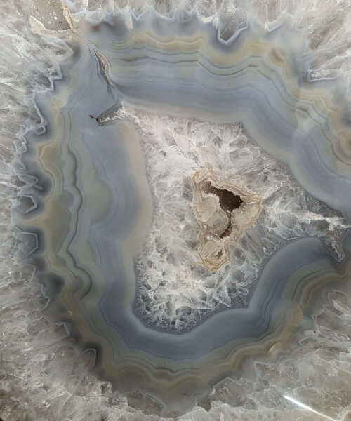 Large Premium Agate Natural Slice on Stand 9 – 2.971g - H34xW23xD12cm - Image 4