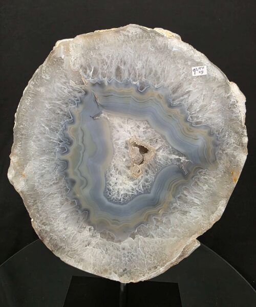 Large Premium Agate Natural Slice on Stand 9 – 2.971g - H34xW23xD12cm - Image 5
