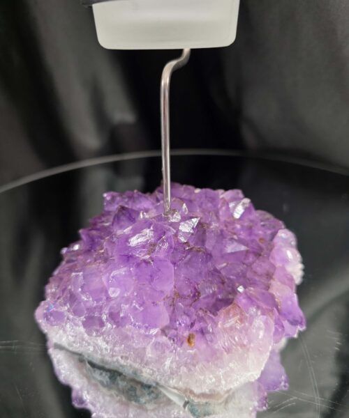 Premium A Grade Amethyst Candle No. 2 Cluster Druzy / 1 Cup Tealight Holders 763g H18xW11.5xD9cm - Image 7