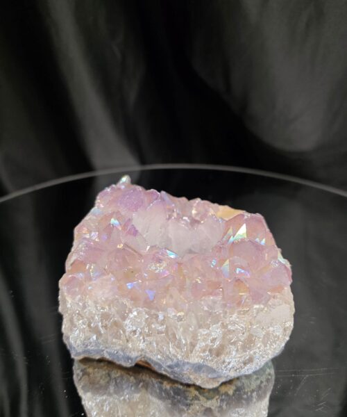 Large Amethyst Angel Aura Premium Candle 4 Handpicked 808g H6.5xW13xD11cm A Grade Cluster Druzy Tealight Holders - Image 4