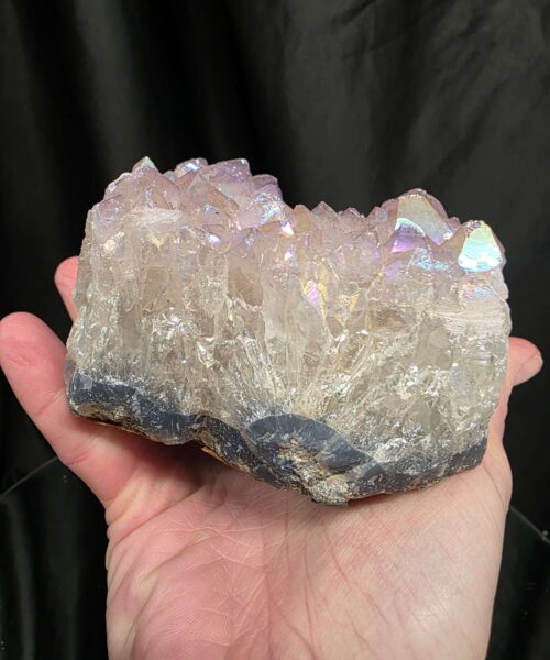 Large Amethyst Angel Aura Premium Candle 4 Handpicked 808g H6.5xW13xD11cm A Grade Cluster Druzy Tealight Holders - Image 8