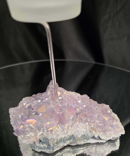 Premium A Grade Angel Aura No. 2 Cluster Druzy Candle / 1 Cup Tealight Holder 471g H18xW12xW8cm - Image 6