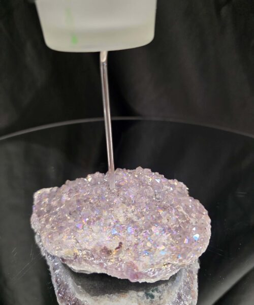 Premium A Grade Angel Aura No. 3 Cluster Druzy Candle / 1 Cup Tealight Holder 469g H18xW11xD8cm - Image 9
