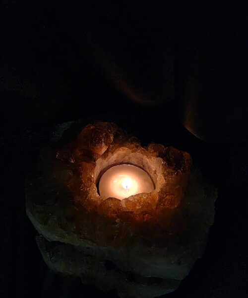 Very Large Citrine Candle 1 A Grade Cluster Druzy Tealight Holders 817g H6xW11.5xD9cm - Image 12