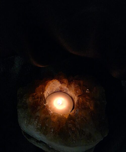 Very Large Citrine Candle 1 A Grade Cluster Druzy Tealight Holders 817g H6xW11.5xD9cm - Image 13