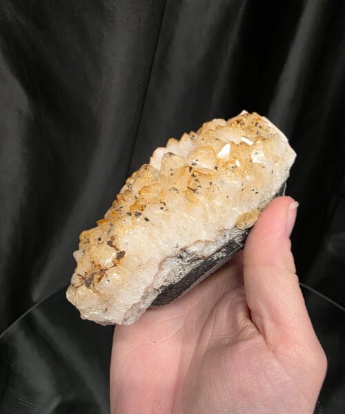 Very Large Citrine Candle 2 A Grade Cluster Druzy Tealight Holders 709g H5.5xW13.5xD10cm - Image 7