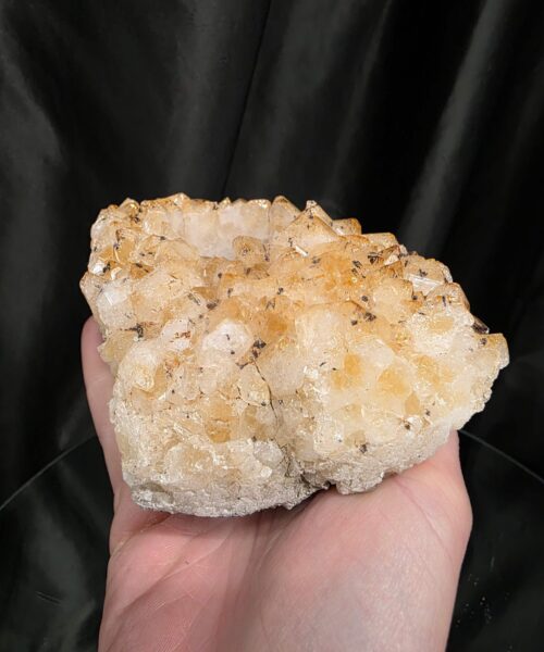 Very Large Citrine Candle 2 A Grade Cluster Druzy Tealight Holders 709g H5.5xW13.5xD10cm - Image 8