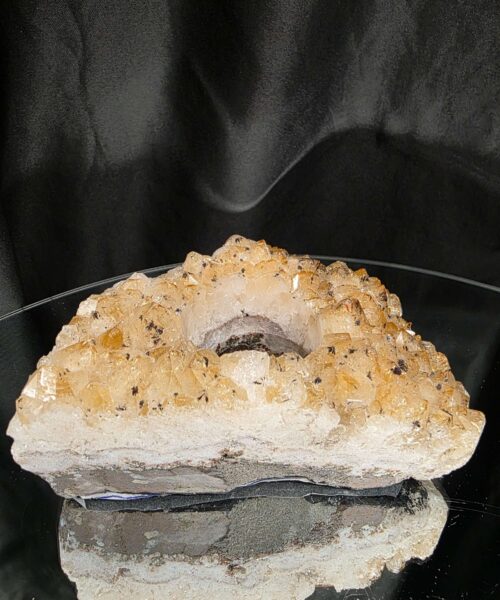 Very Large Citrine Candle 3 A Grade Cluster Druzy Tealight Holders 691g H6xW13xD8cm - Image 4