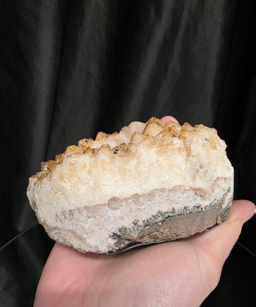 Very Large Citrine Candle 3 A Grade Cluster Druzy Tealight Holders 691g H6xW13xD8cm - Image 7