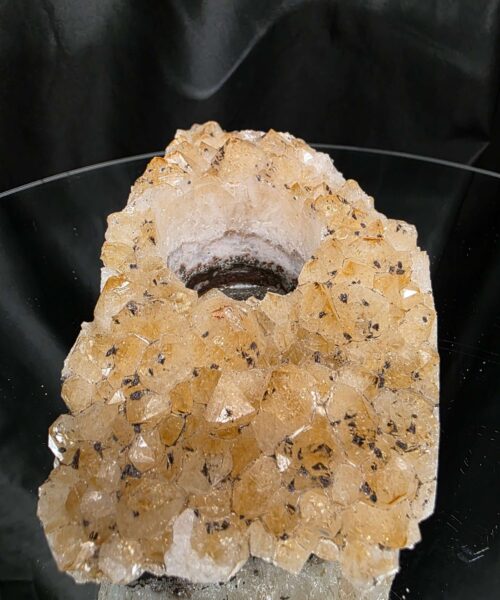Very Large Citrine Candle 3 A Grade Cluster Druzy Tealight Holders 691g H6xW13xD8cm - Image 9