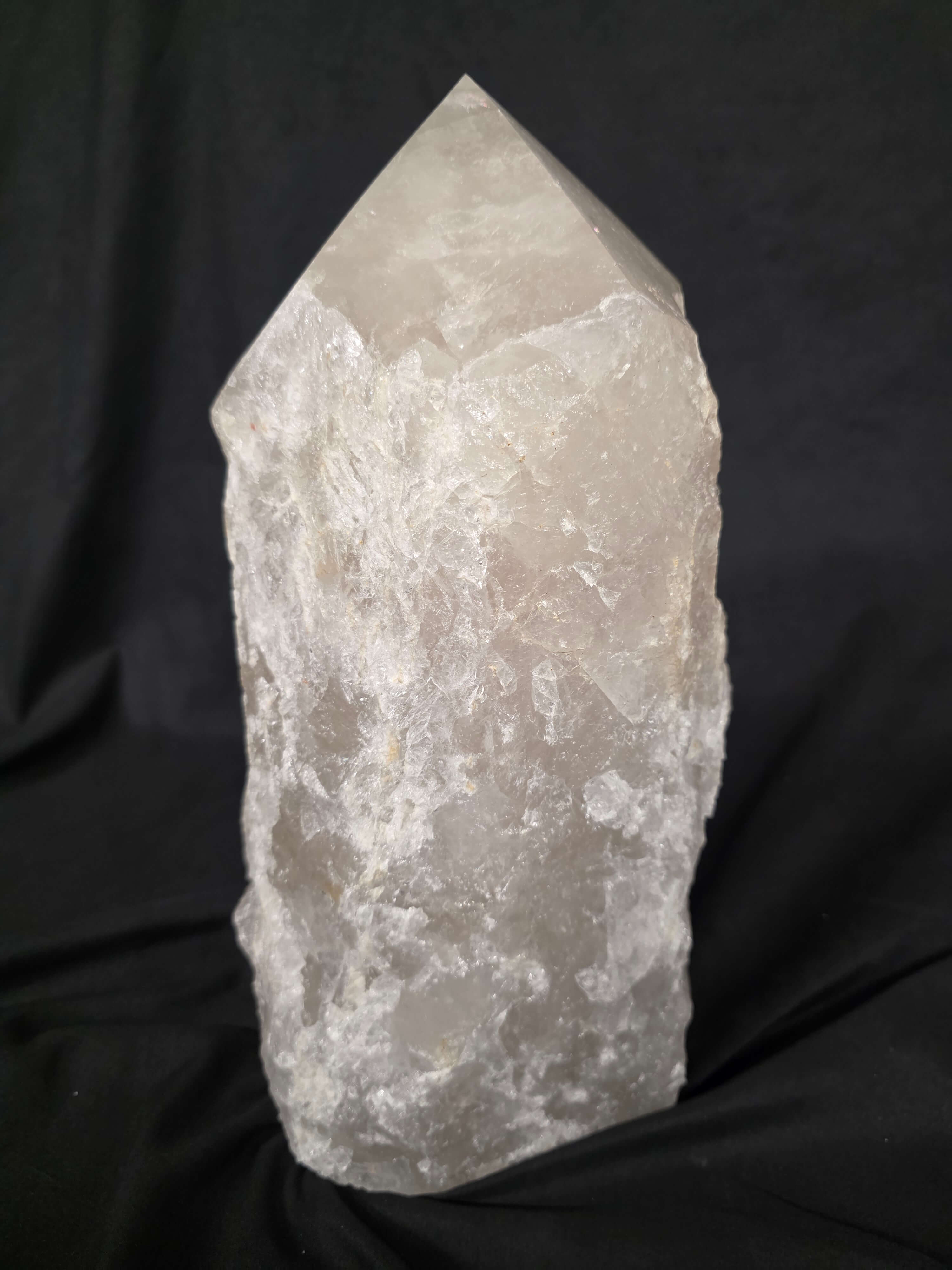 Huge Extra Large Tall Point 12 Premium Clear Rock Crystal Quartz - 18.02kg H31xW18xD19cm