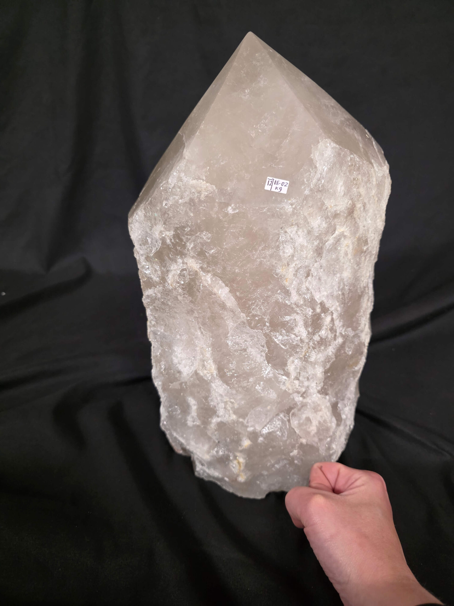 Huge Extra Large Tall Point 12 Premium Clear Rock Crystal Quartz - 18.02kg H31xW18xD19cm - Image 9