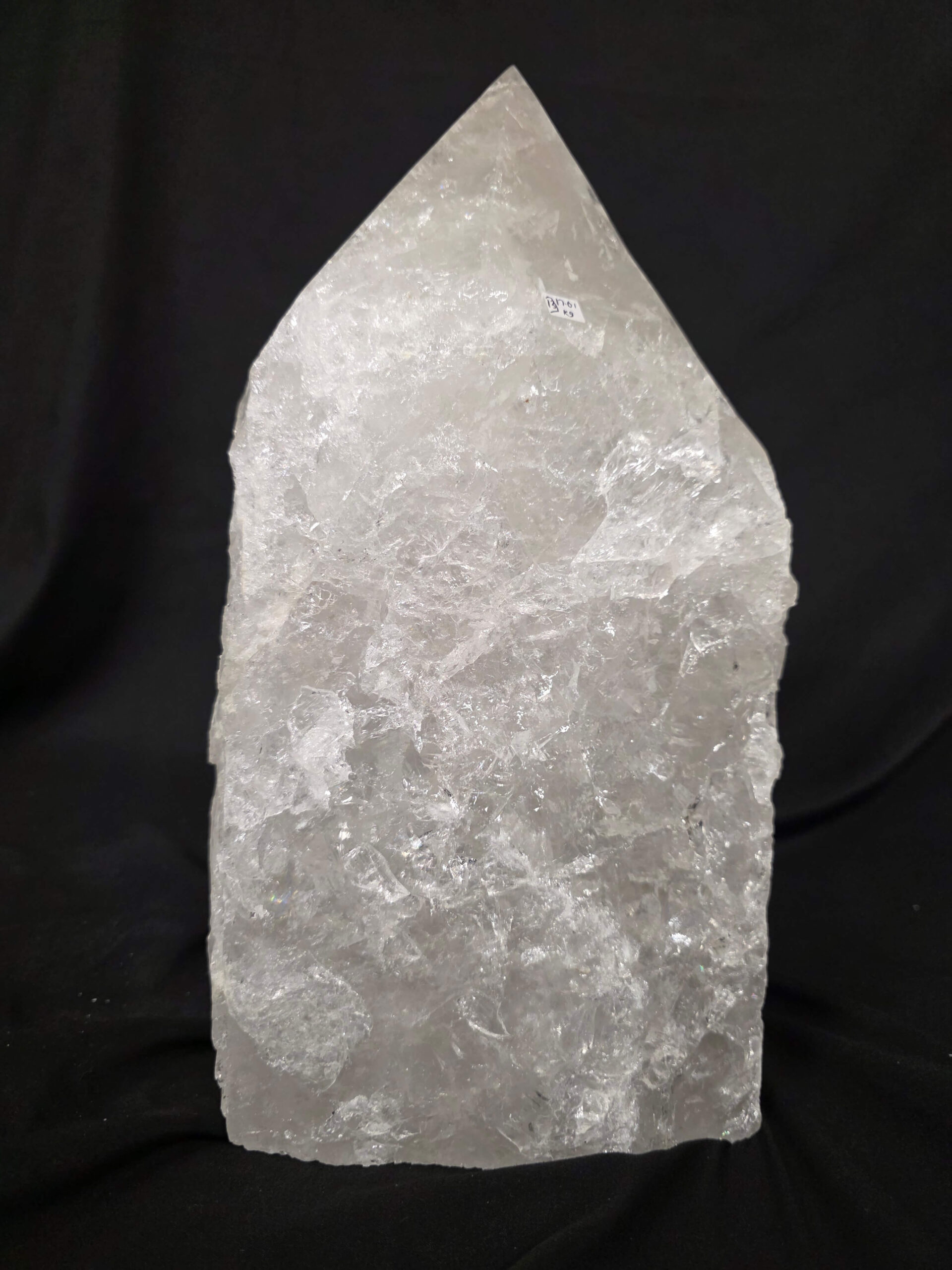 Huge Extra Large Tall Point 13 Premium Clear Rock Crystal Quartz - 17.01kg H34xW17xD14cm - Image 11