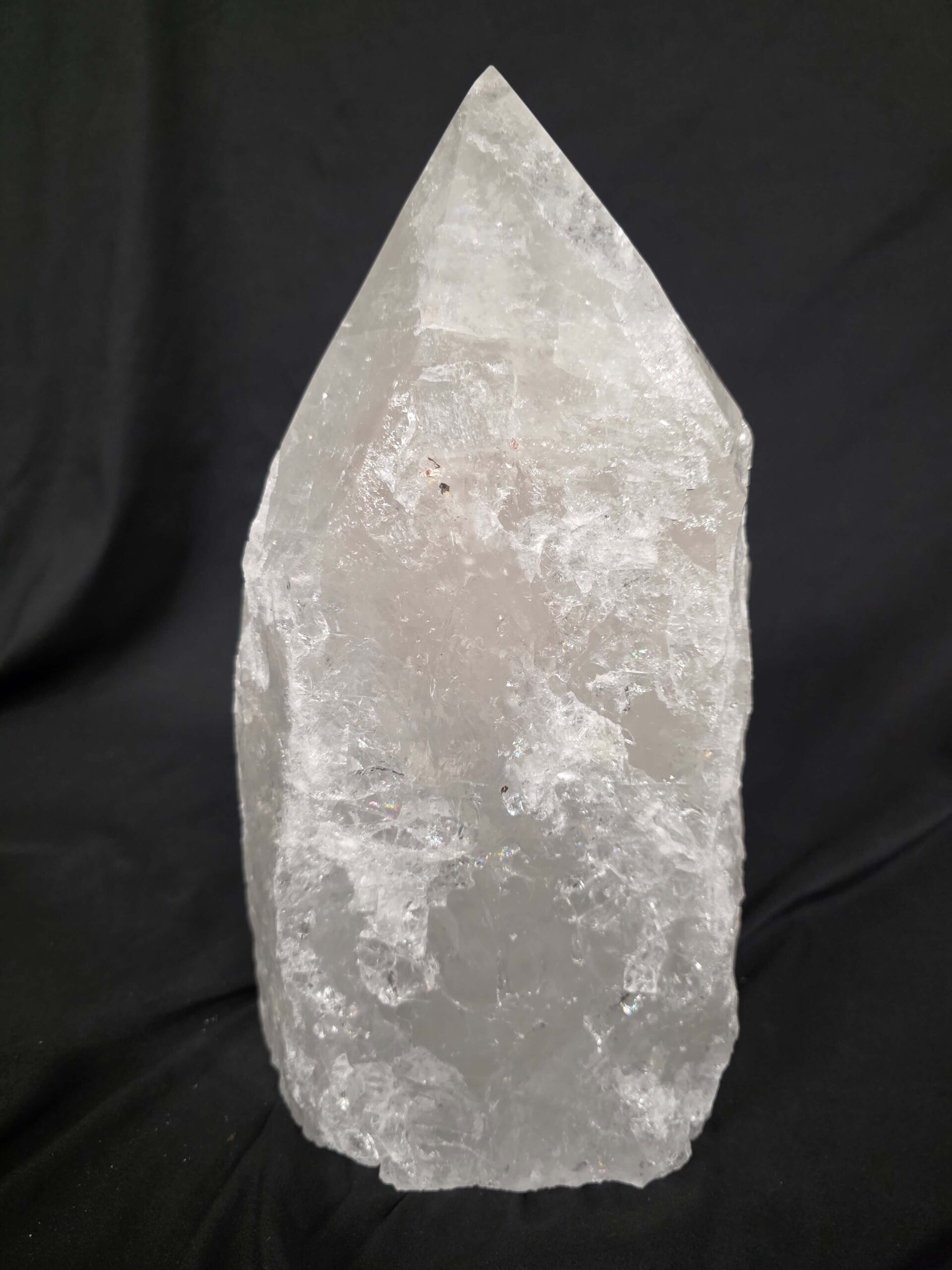 Huge Extra Large Tall Point 13 Premium Clear Rock Crystal Quartz - 17.01kg H34xW17xD14cm - Image 4