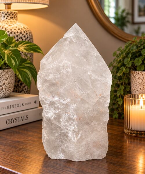 Huge Extra Large Tall Point 16 Premium Clear Rock Crystal Quartz - 10.05kg H18xW13xD14cm