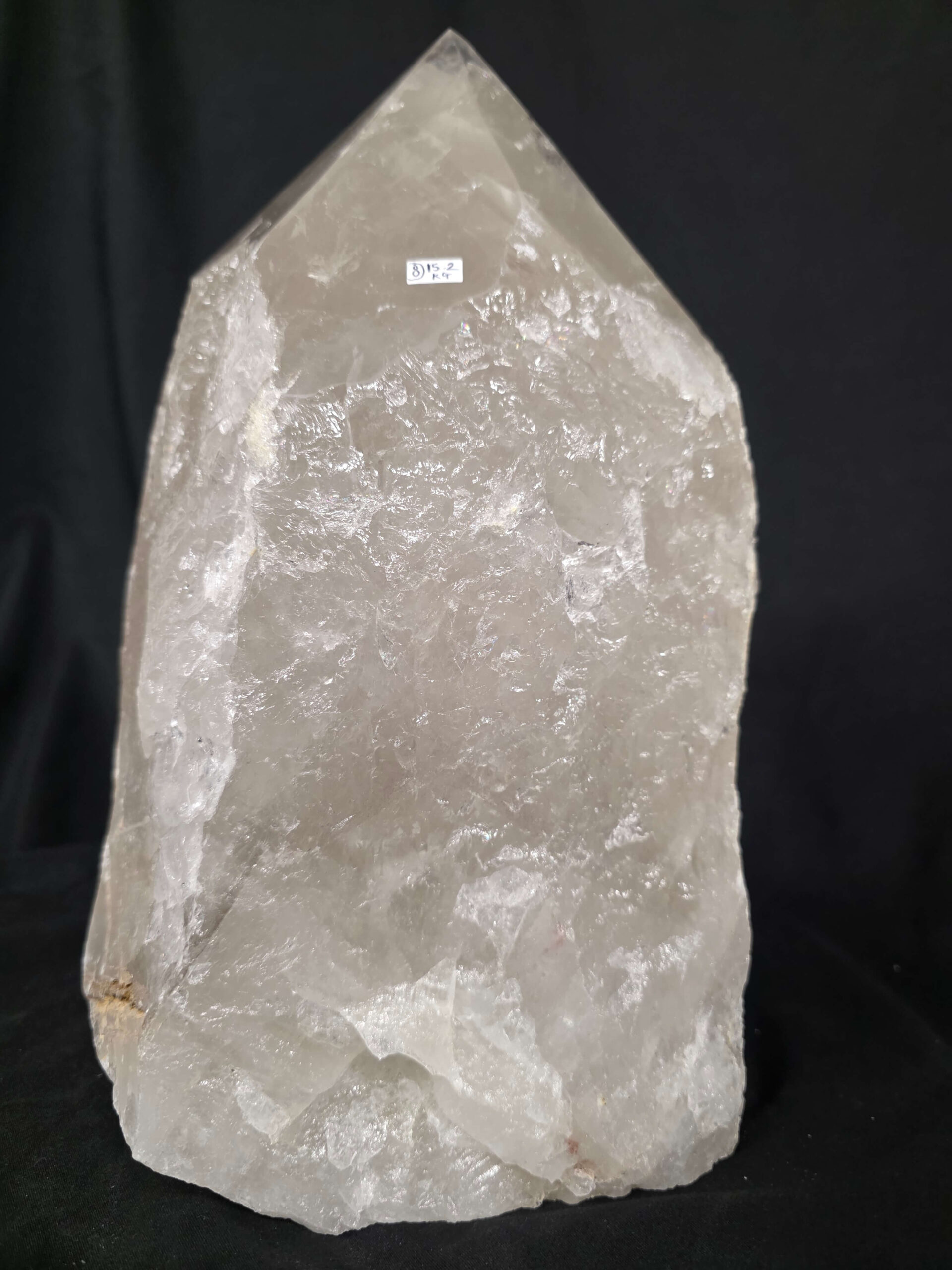 Huge Extra Large Tall Point 8 Premium Clear Rock Crystal Quartz - 15.2kg H32xW17xD15cm - Image 10