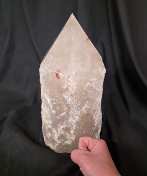 Huge Extra Large Tall Point 9 Premium Clear Rock Crystal Quartz - 11.2kg H30xW15xD15cm - Image 10