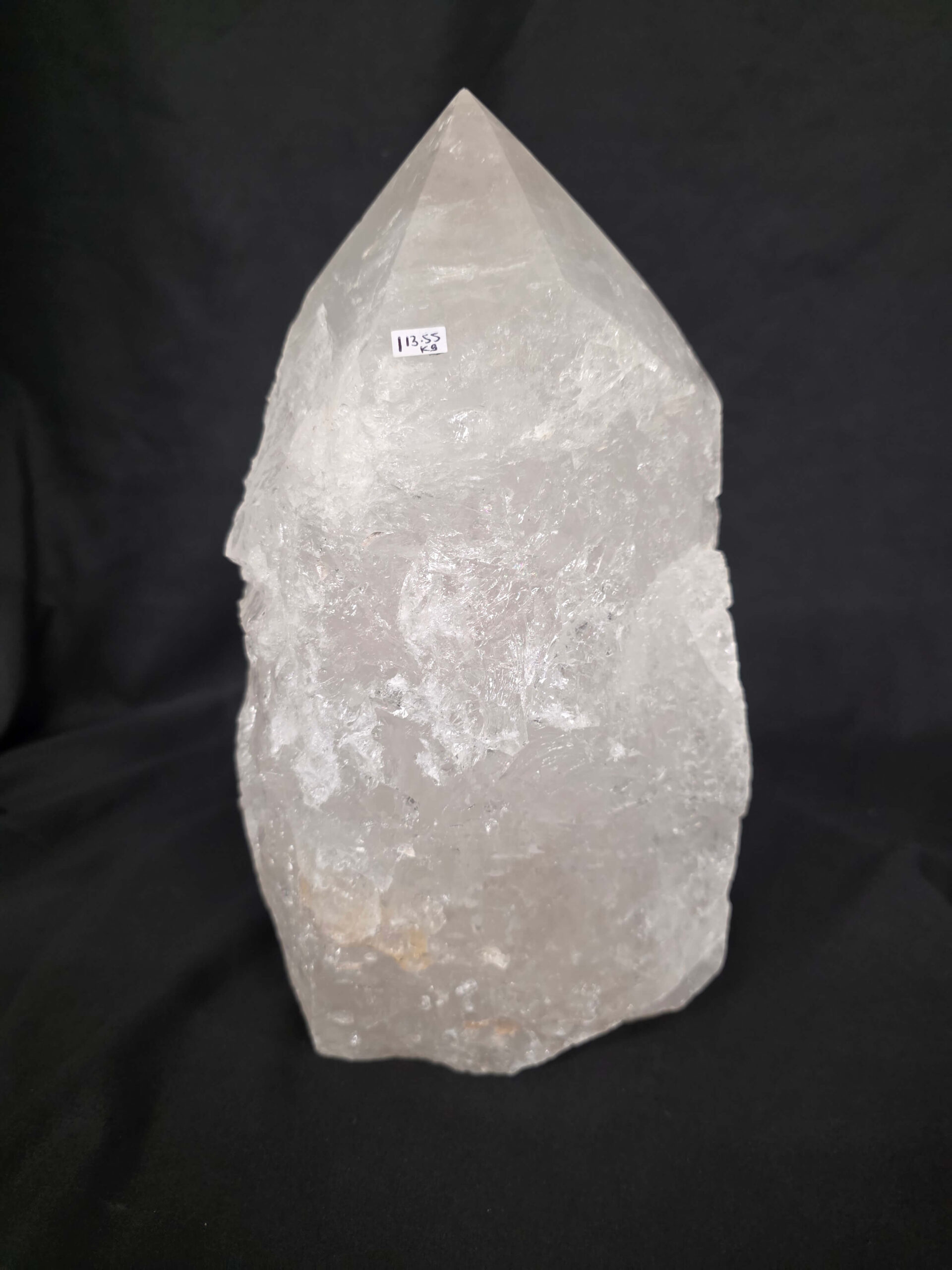 Huge Extra Large Tall Point 1 Premium Clear Rock Crystal Quartz - 13.551kg H31xW16xD15.5cm - Image 3