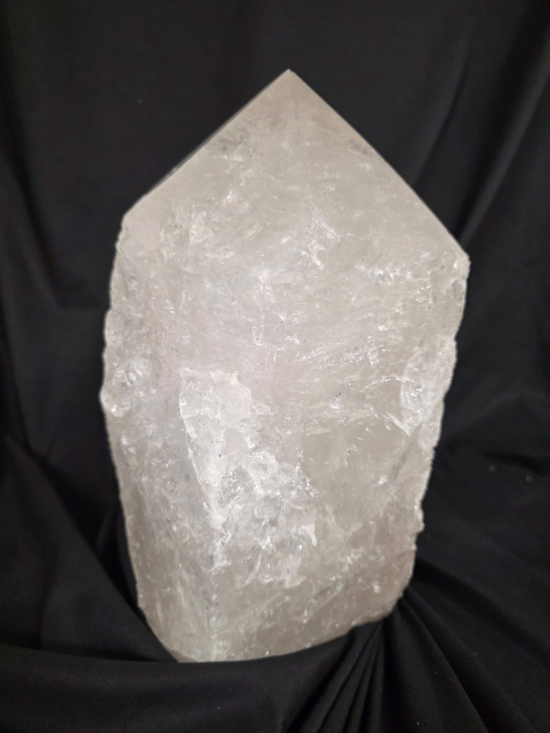 Huge Extra Large Tall Point 1 Premium Clear Rock Crystal Quartz - 13.551kg H31xW16xD15.5cm - Image 9