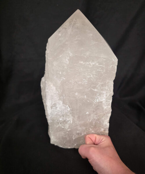 Huge Extra Large Tall Point 1 Premium Clear Rock Crystal Quartz - 13.551kg H31xW16xD15.5cm - Image 10