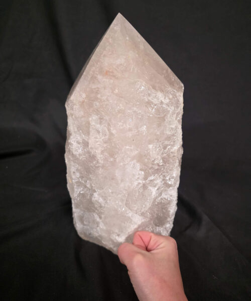 Huge Extra Large Tall Point 17 Premium Clear Rock Crystal Quartz - 14.01kg H31xW14xD14cm - Image 10