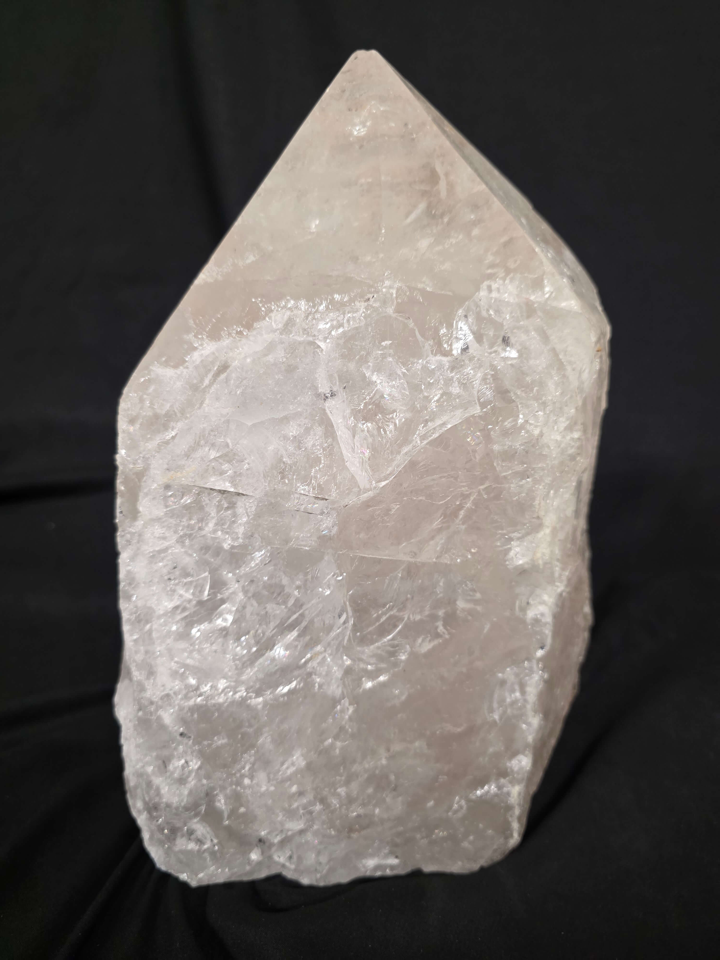 Huge Extra Large Tall Point 18 Premium Clear Rock Crystal Quartz - 14.02kg H30Xw15xD18cm - Image 4