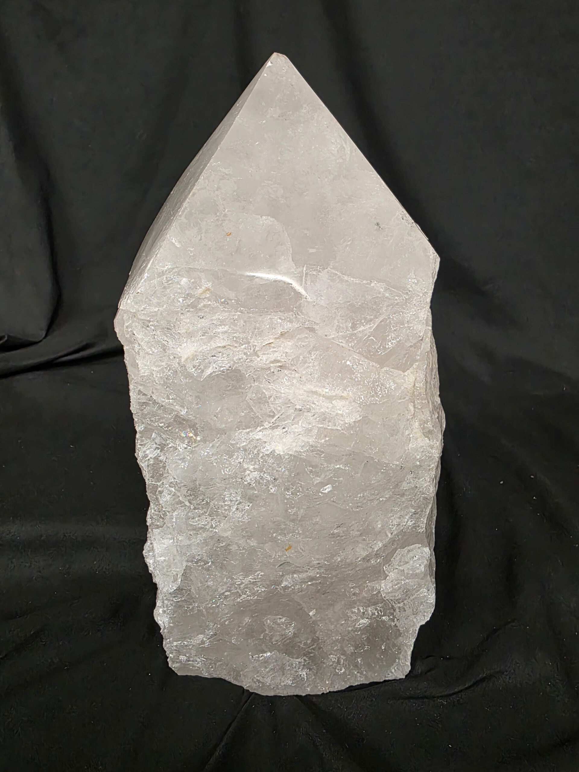 Huge Extra Large Tall Point 19 Premium Clear Rock Crystal Quartz - 14.03kg H31xW15xD15cm - Image 5