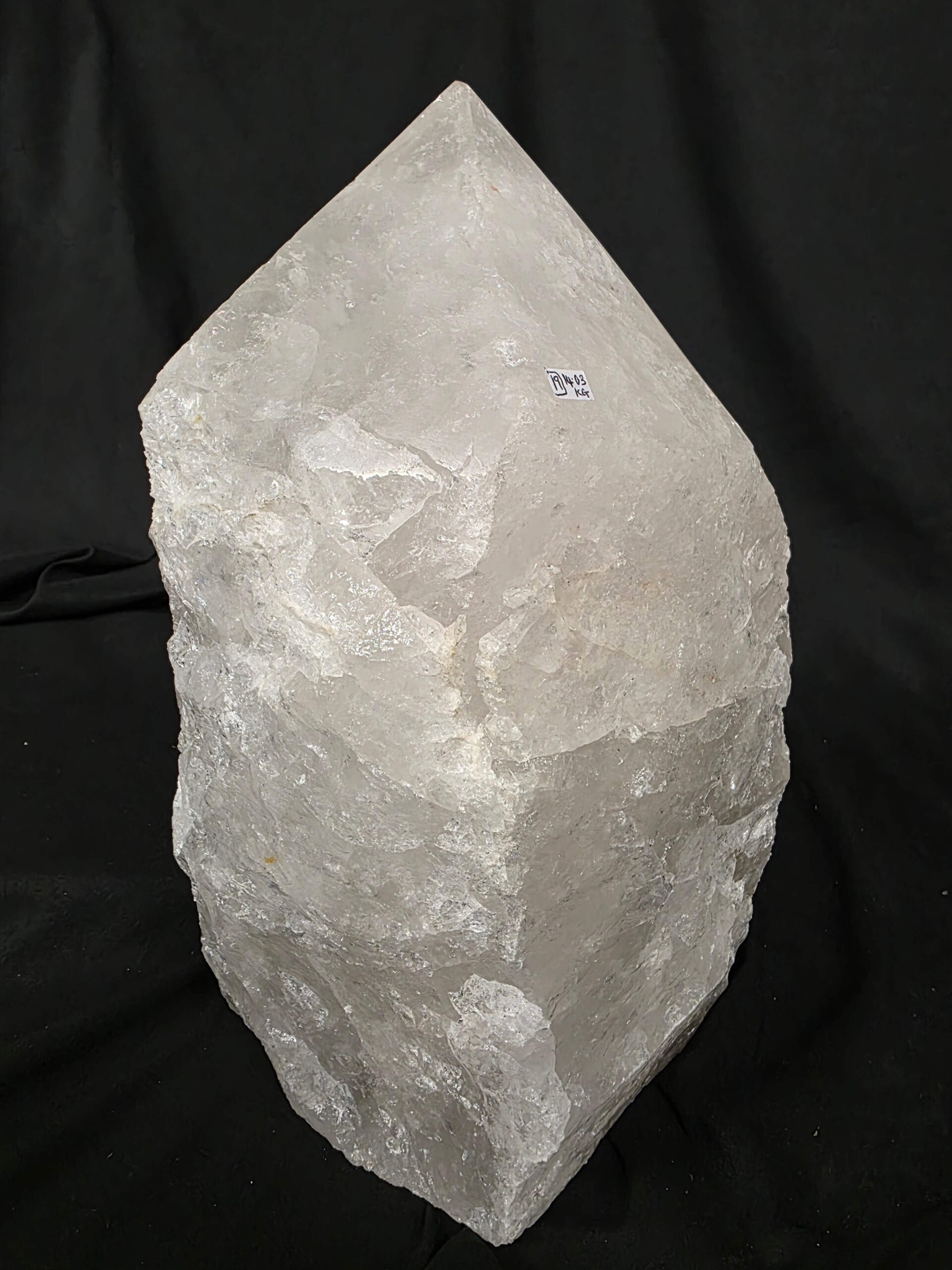 Huge Extra Large Tall Point 19 Premium Clear Rock Crystal Quartz - 14.03kg H31xW15xD15cm - Image 7