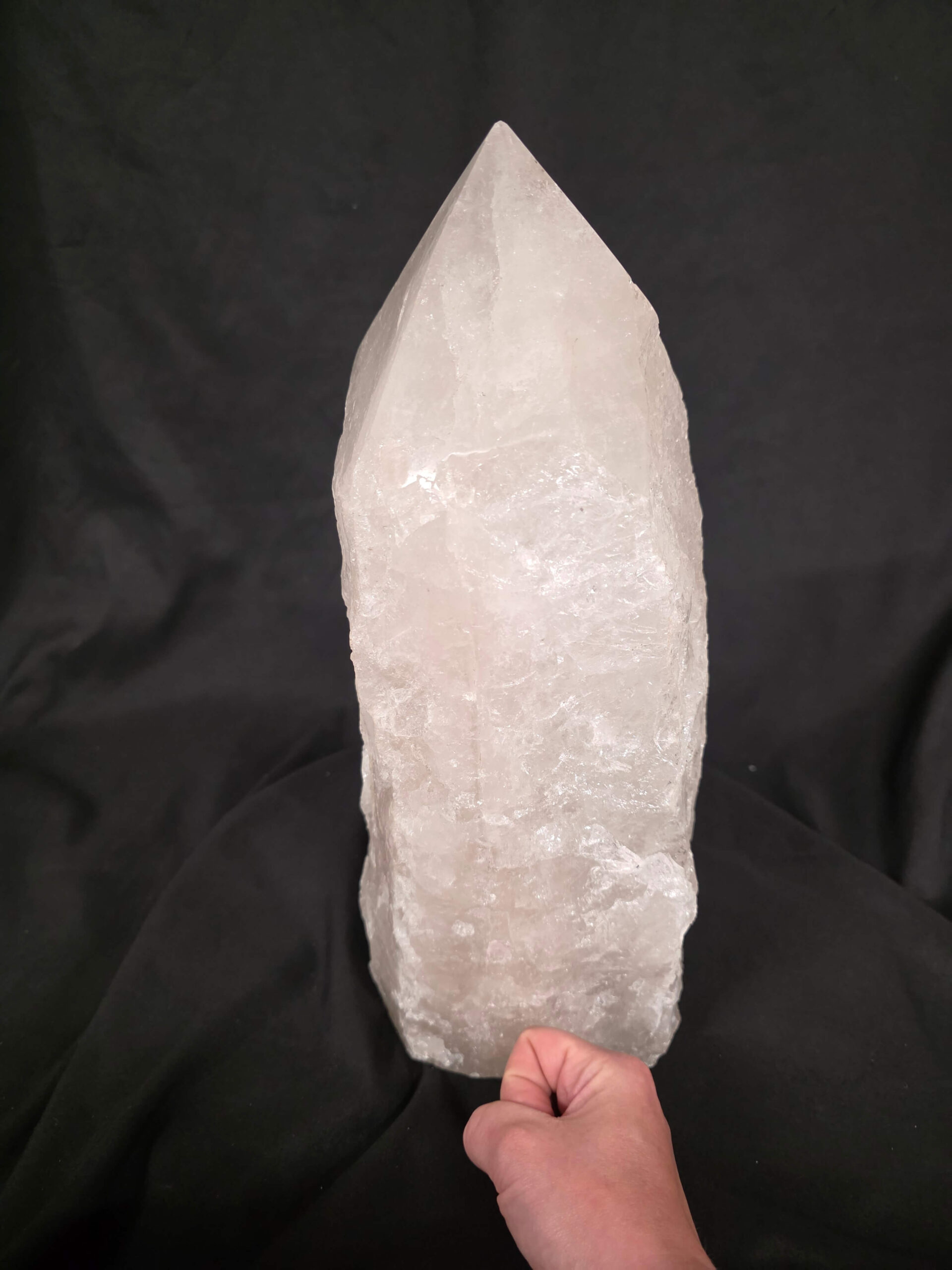 Huge Extra Large Tall Point 3 Premium Clear Rock Crystal Quartz - 7.881kg H18.5xW13xD13cm - Image 10