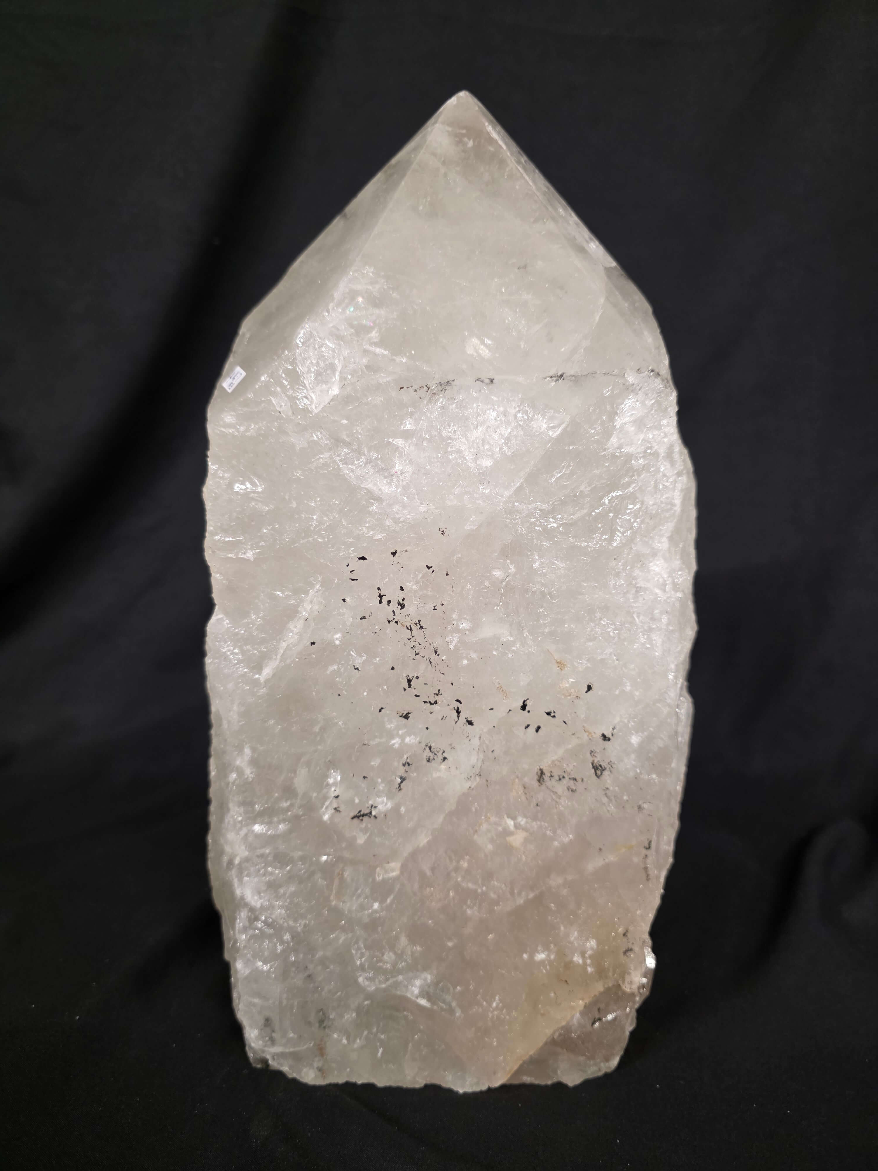 Huge Extra Large Tall Point 4 Premium Clear Rock Crystal Quartz - 16.7kg H34.5xW16.5xD16.5cm - Image 2