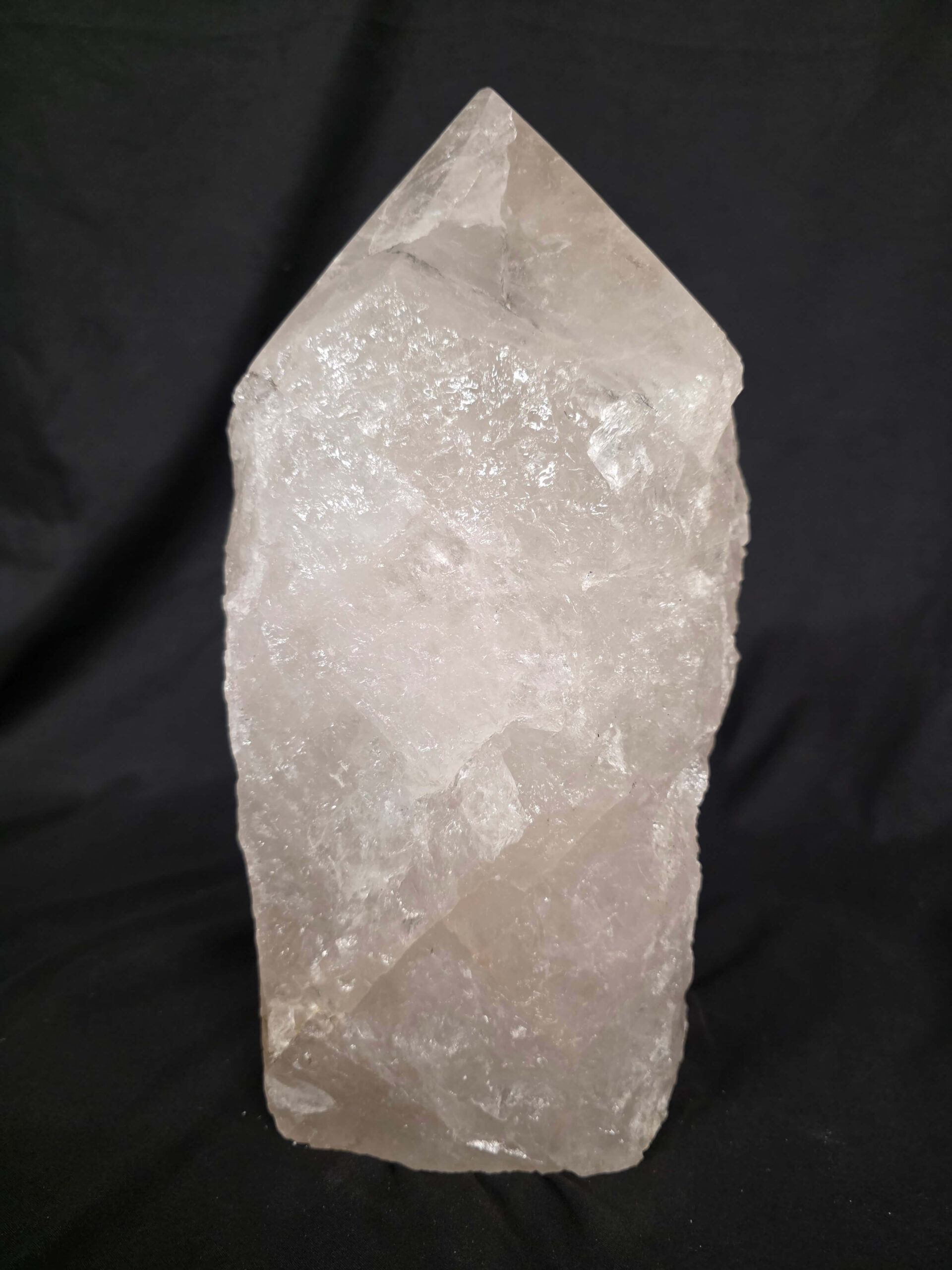 Huge Extra Large Tall Point 4 Premium Clear Rock Crystal Quartz - 16.7kg H34.5xW16.5xD16.5cm - Image 3