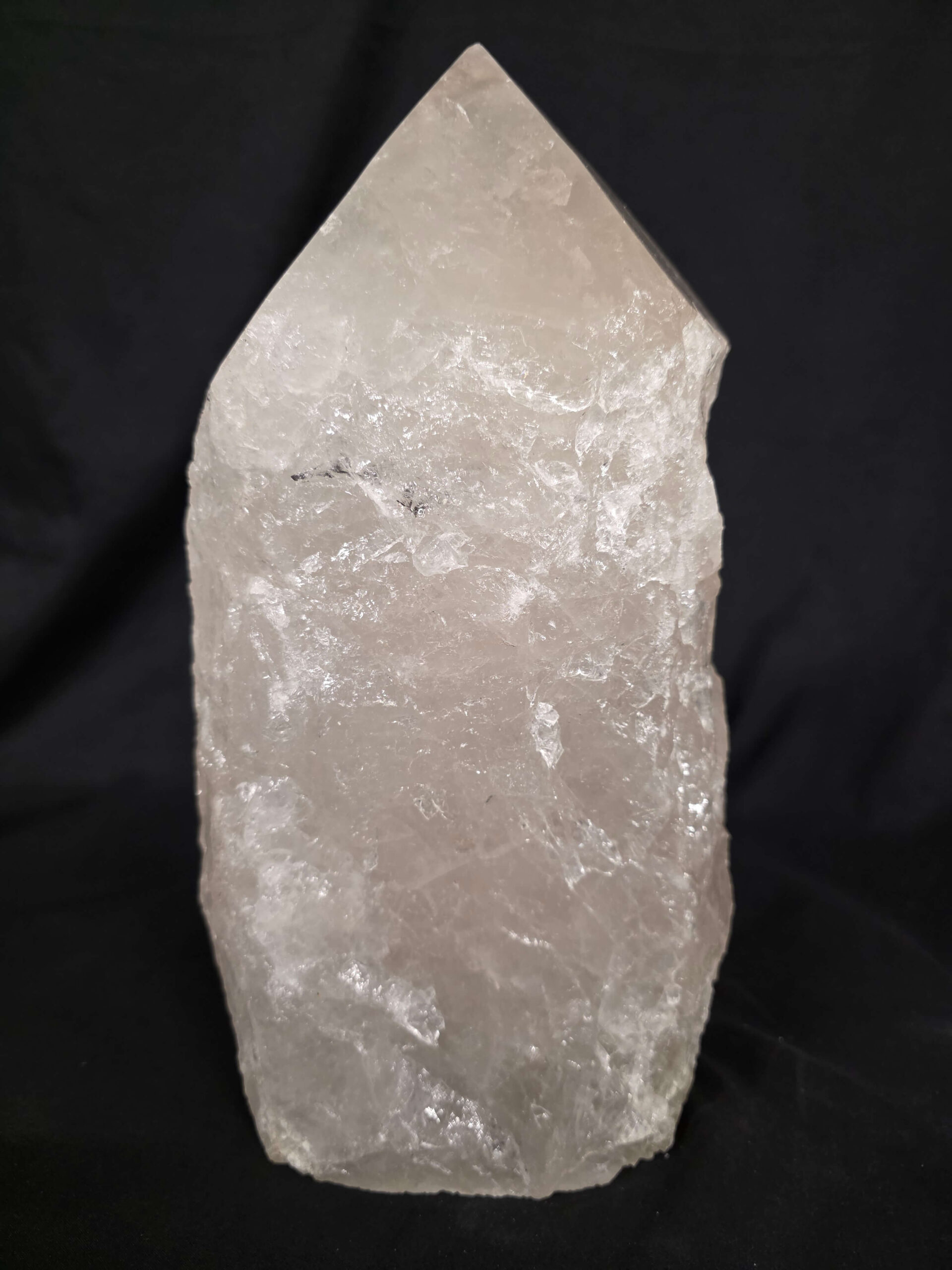 Huge Extra Large Tall Point 4 Premium Clear Rock Crystal Quartz - 16.7kg H34.5xW16.5xD16.5cm - Image 4