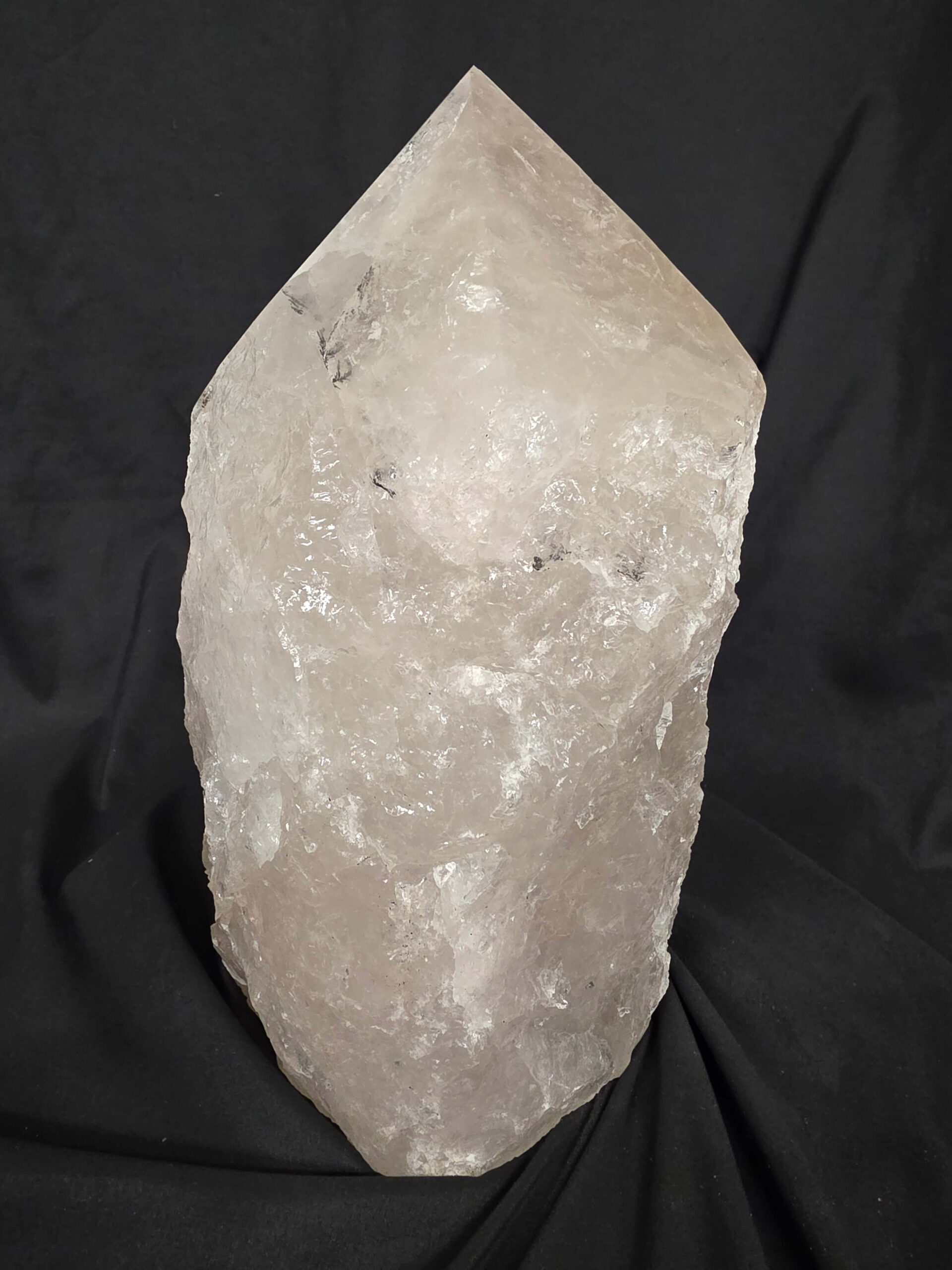 Huge Extra Large Tall Point 4 Premium Clear Rock Crystal Quartz - 16.7kg H34.5xW16.5xD16.5cm - Image 7