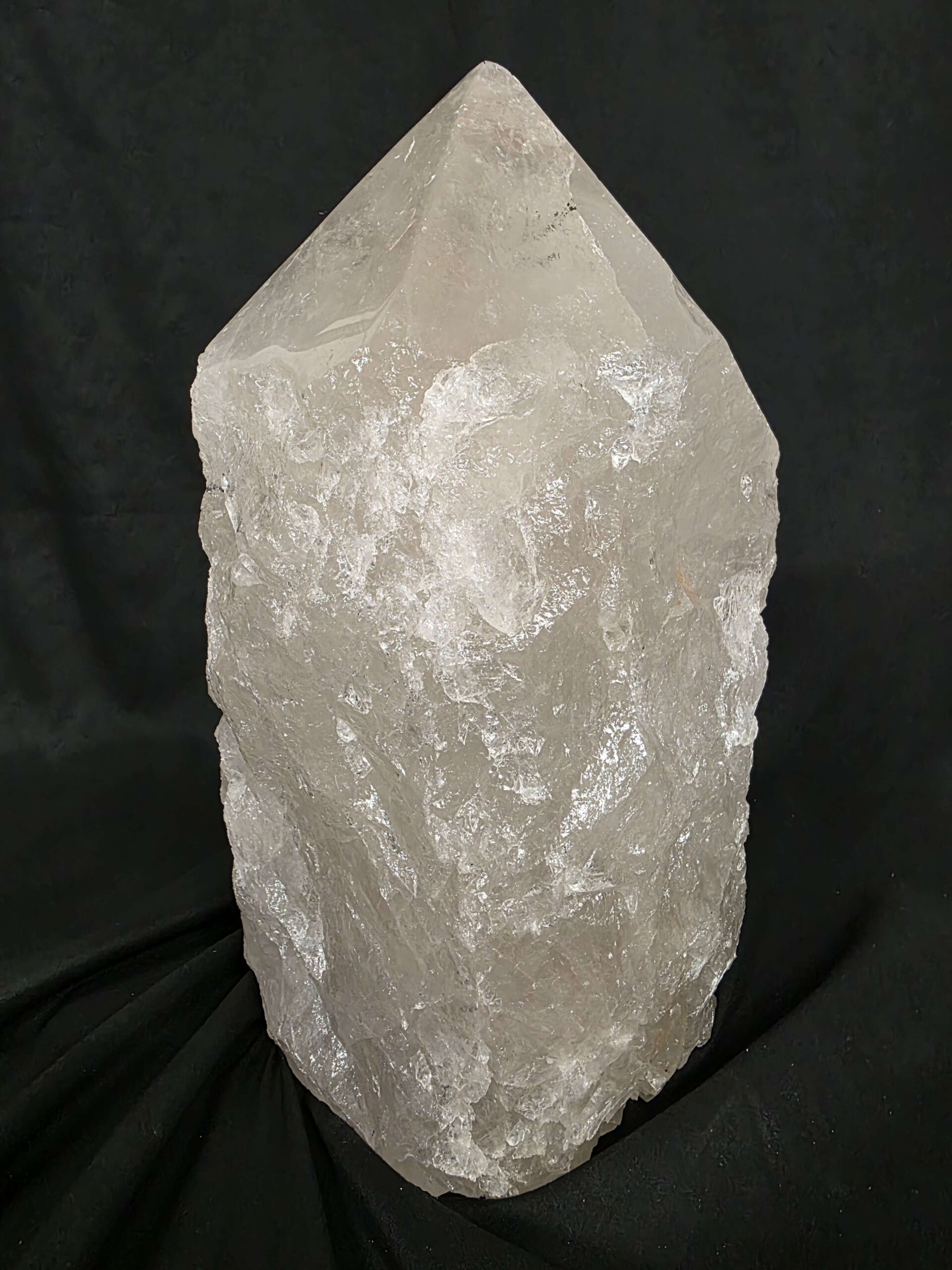 Huge Extra Large Tall Point 4 Premium Clear Rock Crystal Quartz - 16.7kg H34.5xW16.5xD16.5cm - Image 8