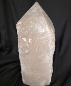 Alternative view of Huge Extra Large Tall Point 5 Premium Clear Rock Crystal Quartz - 14.7kg H34.5xW15xD15cm